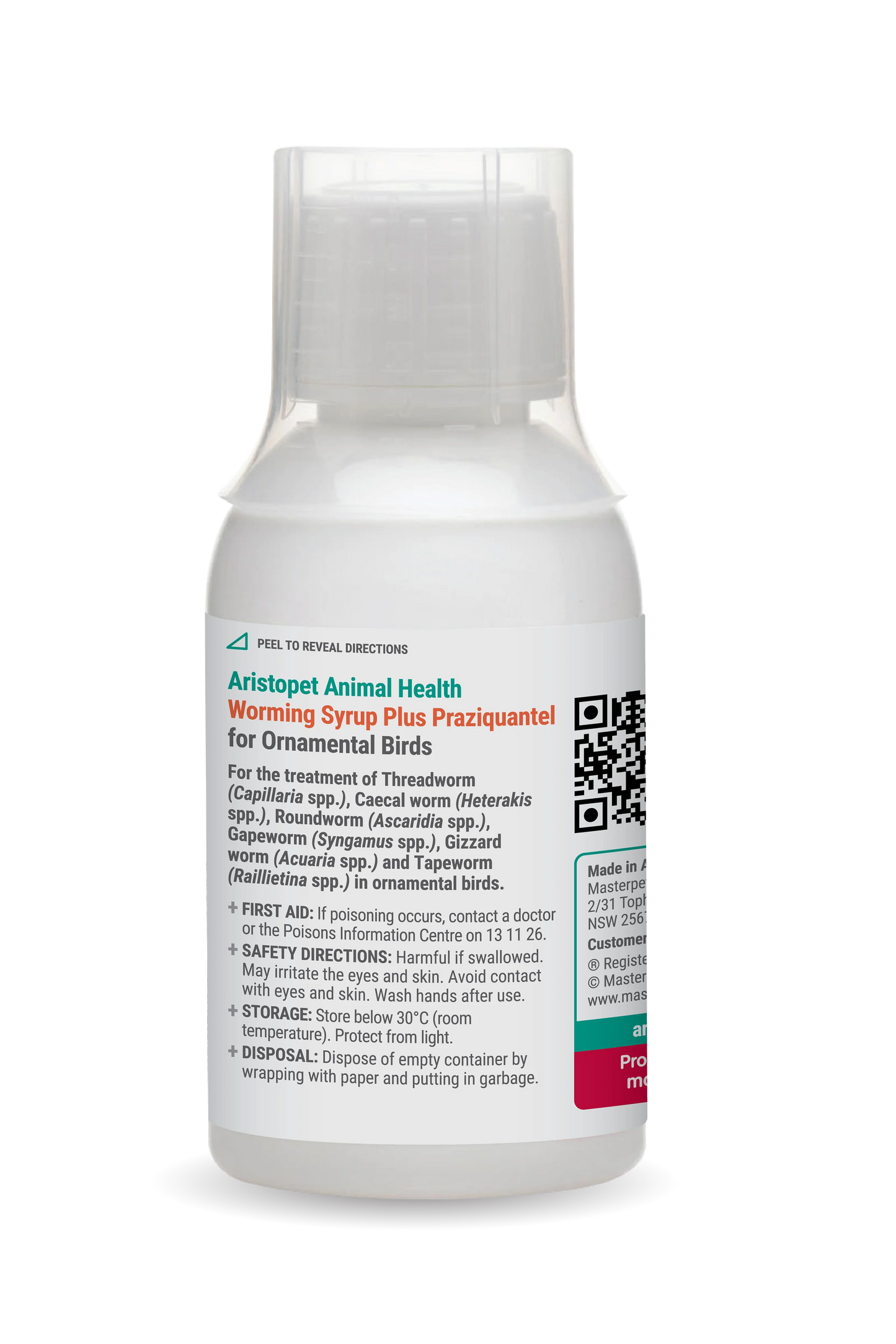 Aristopet – Wormer Syrup – Ornamental Birds
