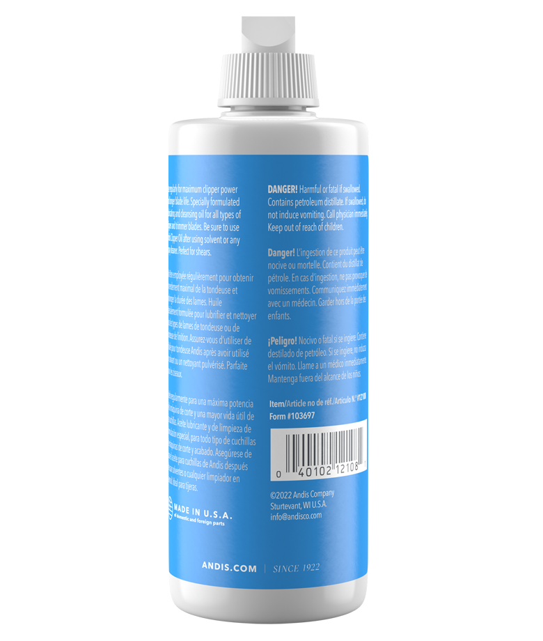 Andis – Maintenance – Clipper Oil Bottle – 118ml