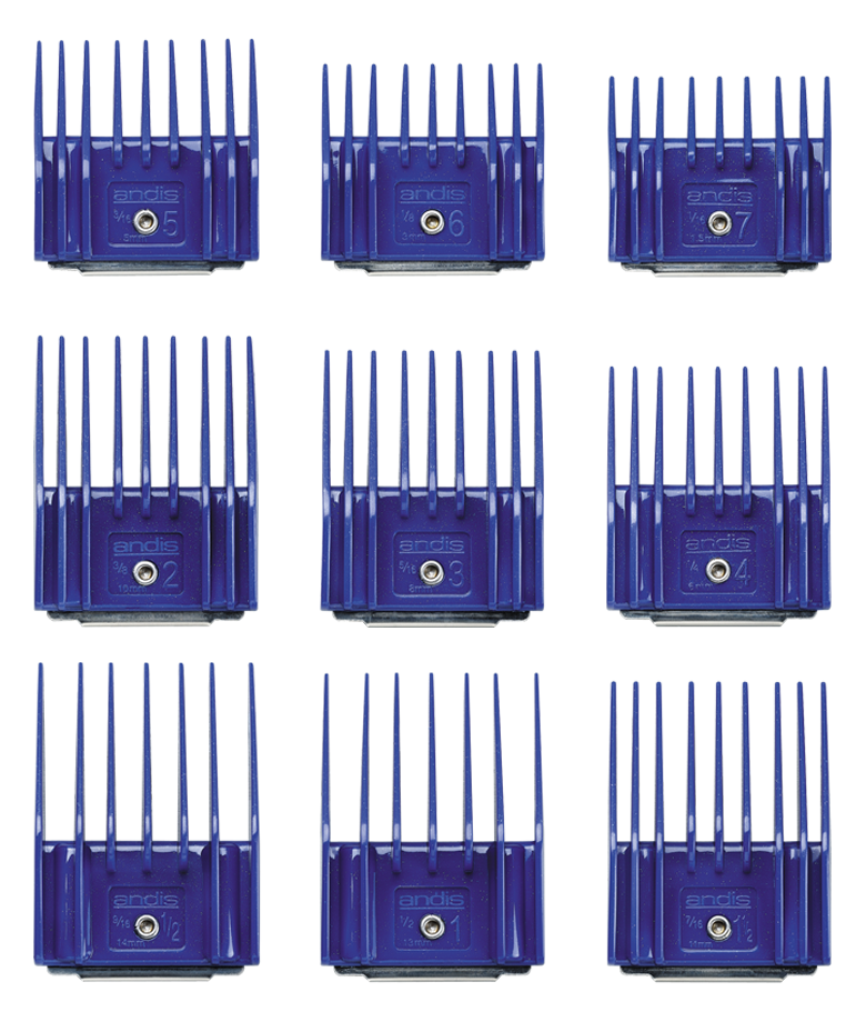 Andis – Clipper – Comb Small – 9 Piece Set