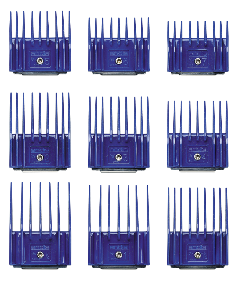 Andis – Clipper – Comb Small – 9 Piece Set