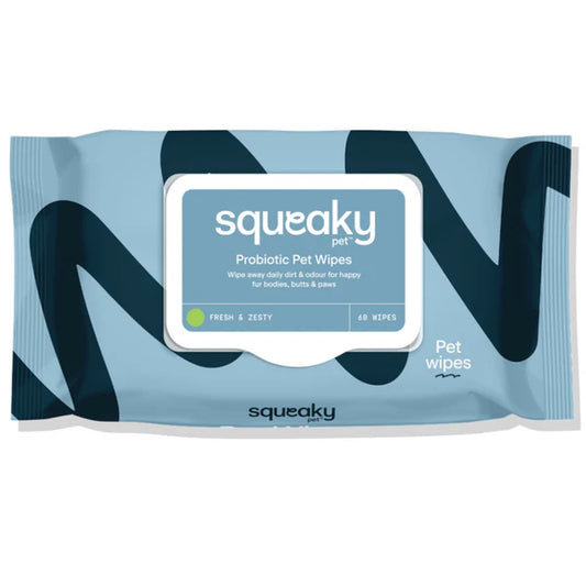Squeaky – Probiotic Pet Wipes – Scented