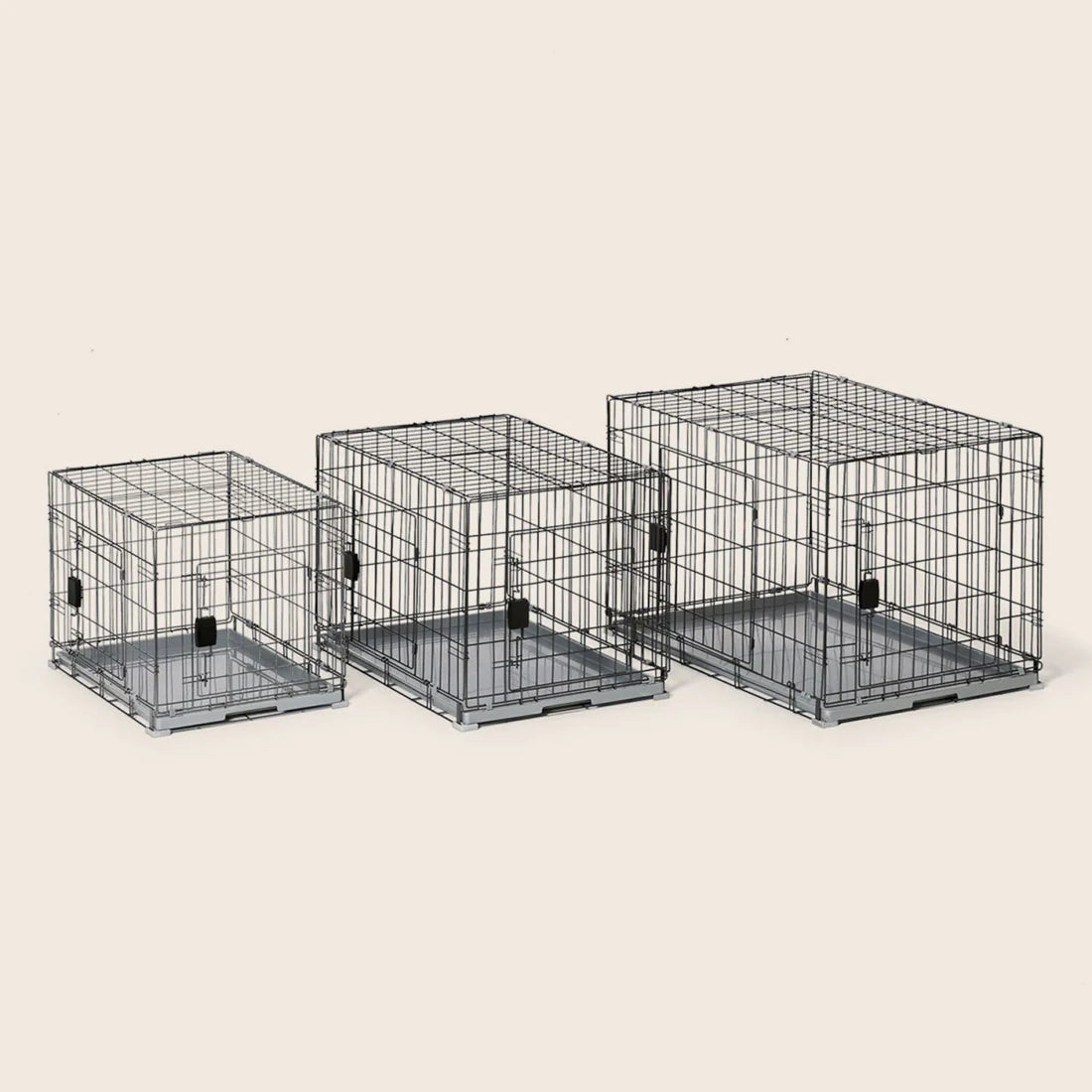 Snooza – Dog – 2 in 1 – Convertible Graphite Training Crate