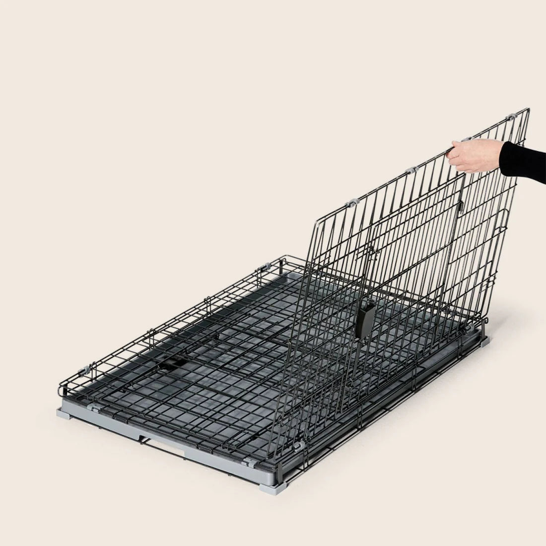 Snooza – Dog – 2 in 1 – Convertible Graphite Training Crate