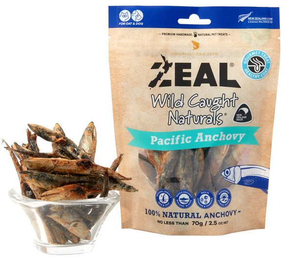 Zeal – NZ Caught Naturals – Pacific Anchovy