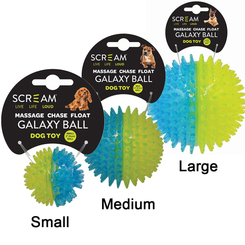 Scream – Galaxy Ball – Loud Green & Blue