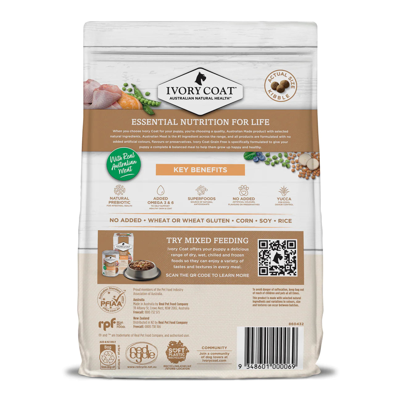 Ivory Coat – Puppy – GRAIN FREE – Chicken