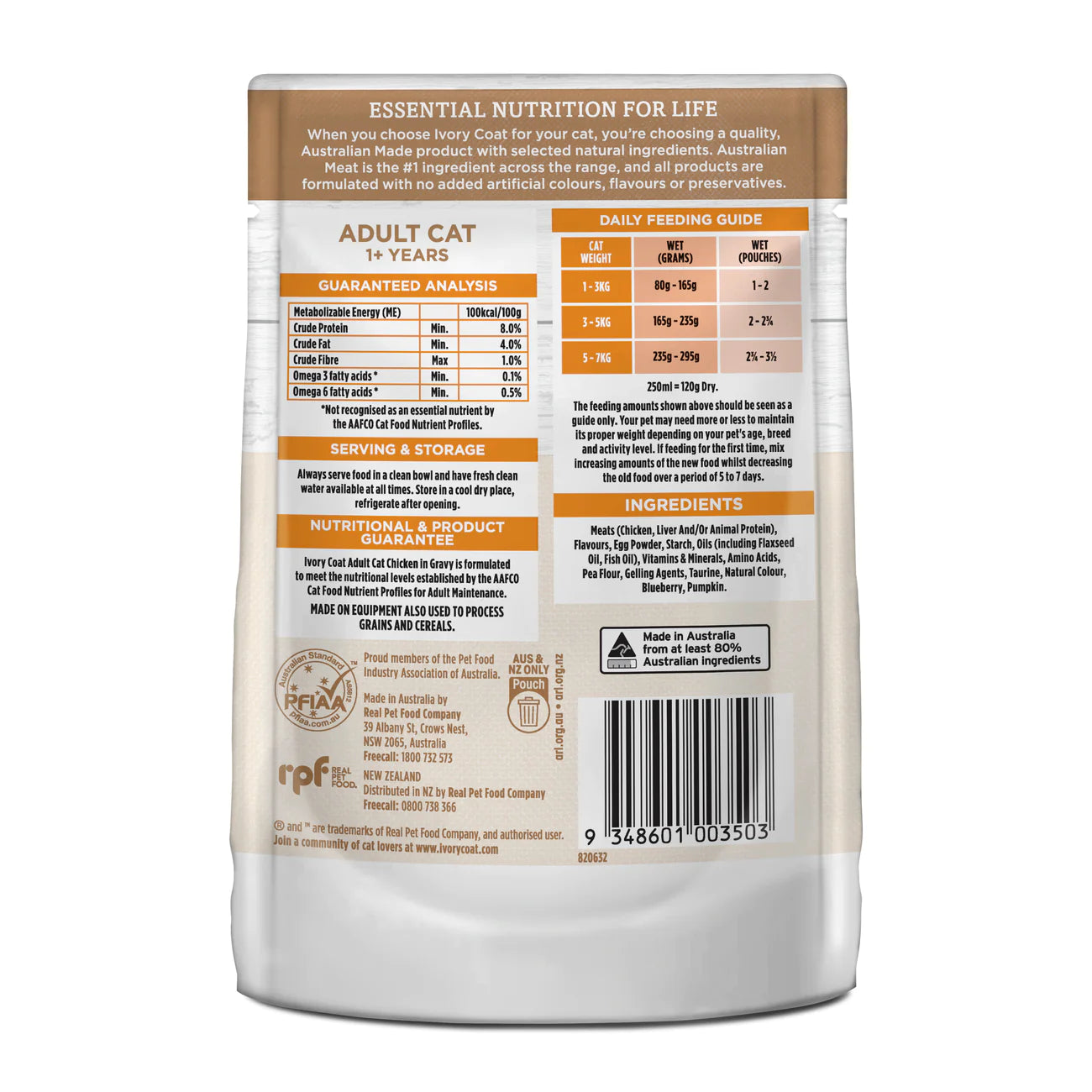 Ivory Coat – Wet Food – Adult Cat – GRAIN FREE