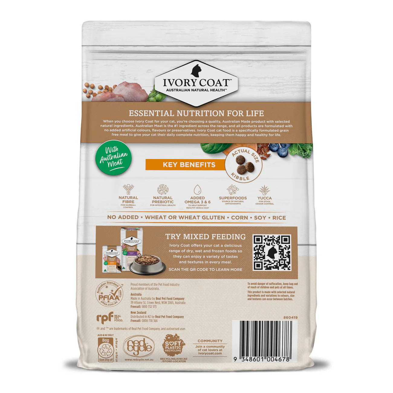 Ivory Coat – Adult Cat – GRAIN FREE – Chicken
