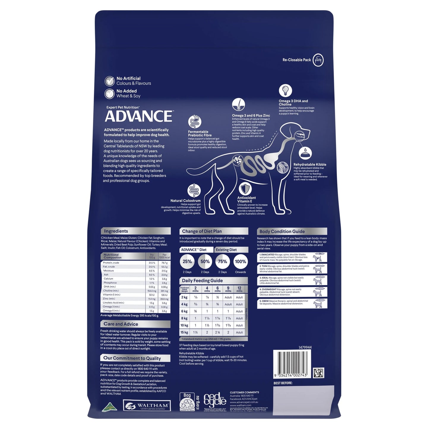 Advance - Puppy - Small Breed - Rehydratable - Chicken