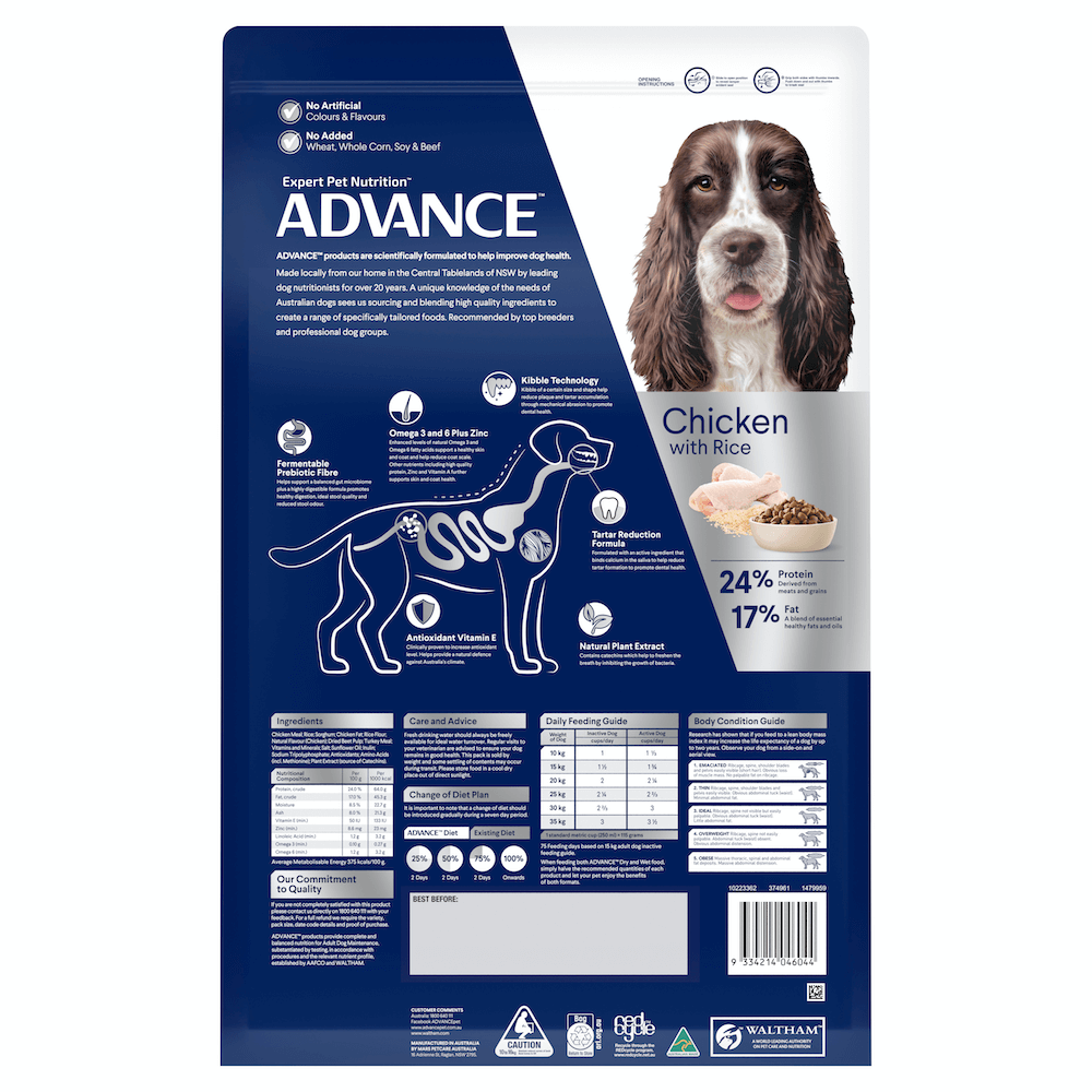 Advance - Adult Dog - Medium Breed - Triple Action Dental Care