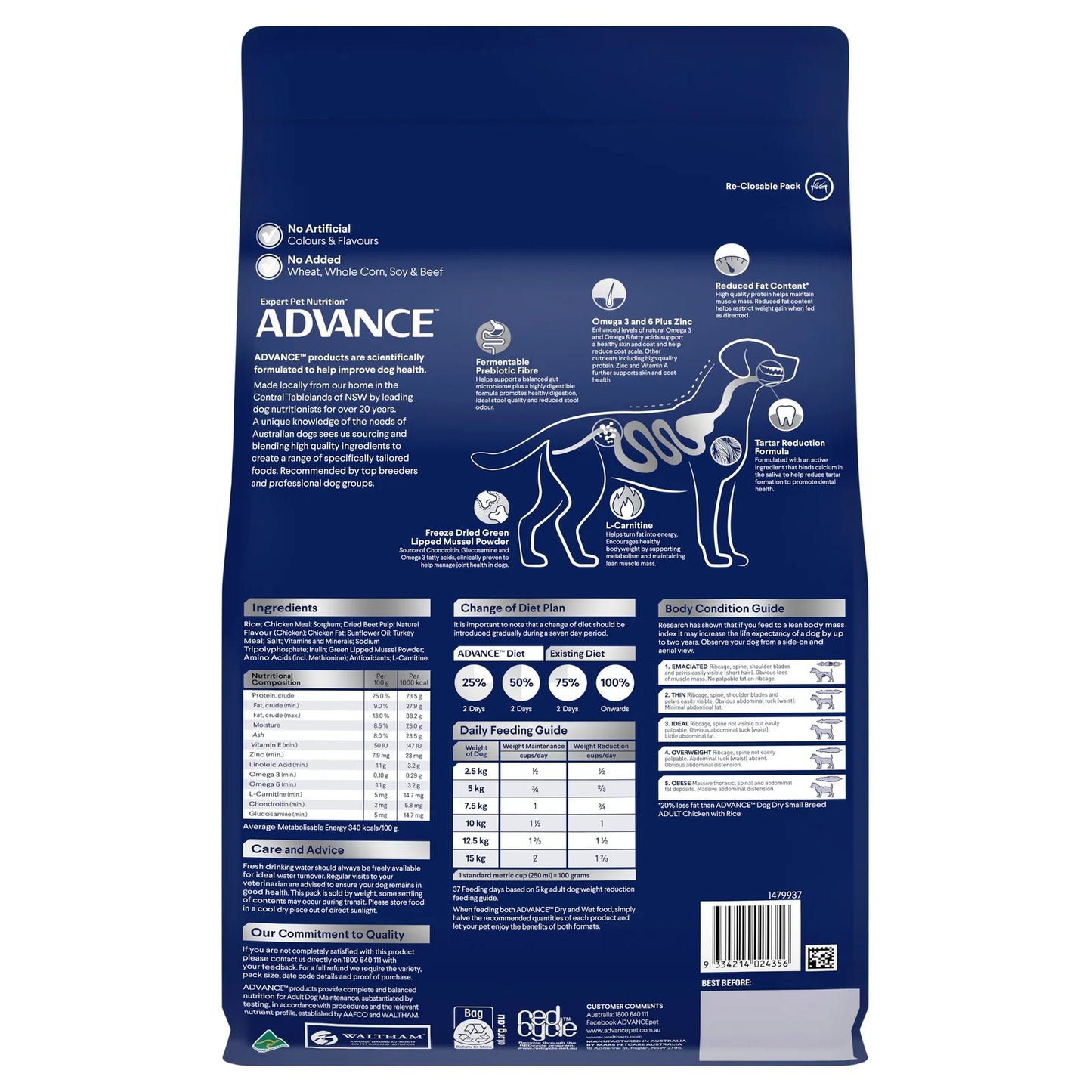 Advance - Adult Dog - Small Breed - Healthy Weight
