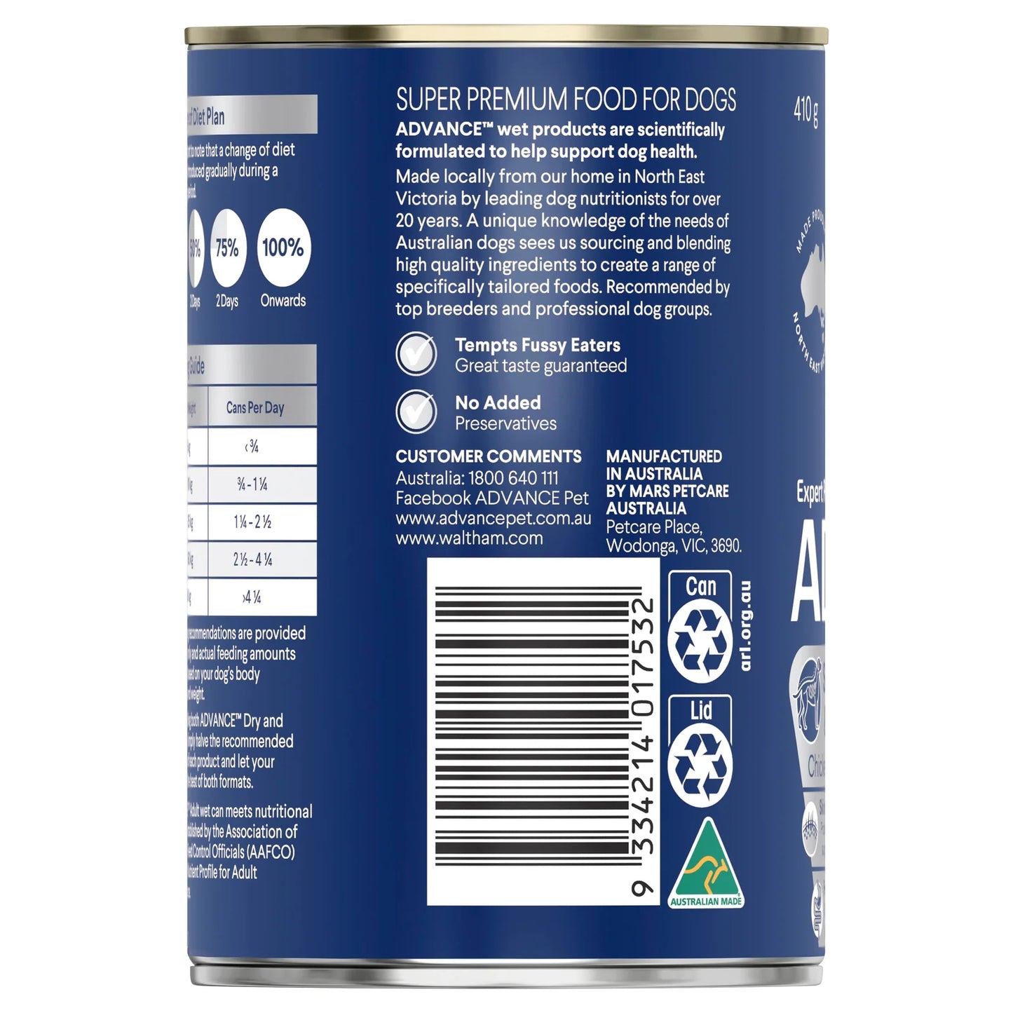 Advance – Wet Food – Adult Dog – Sensitive Skin & Digestion