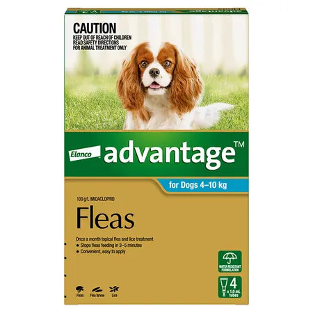 Advantage Fleas – Dogs 4kg to 10kg