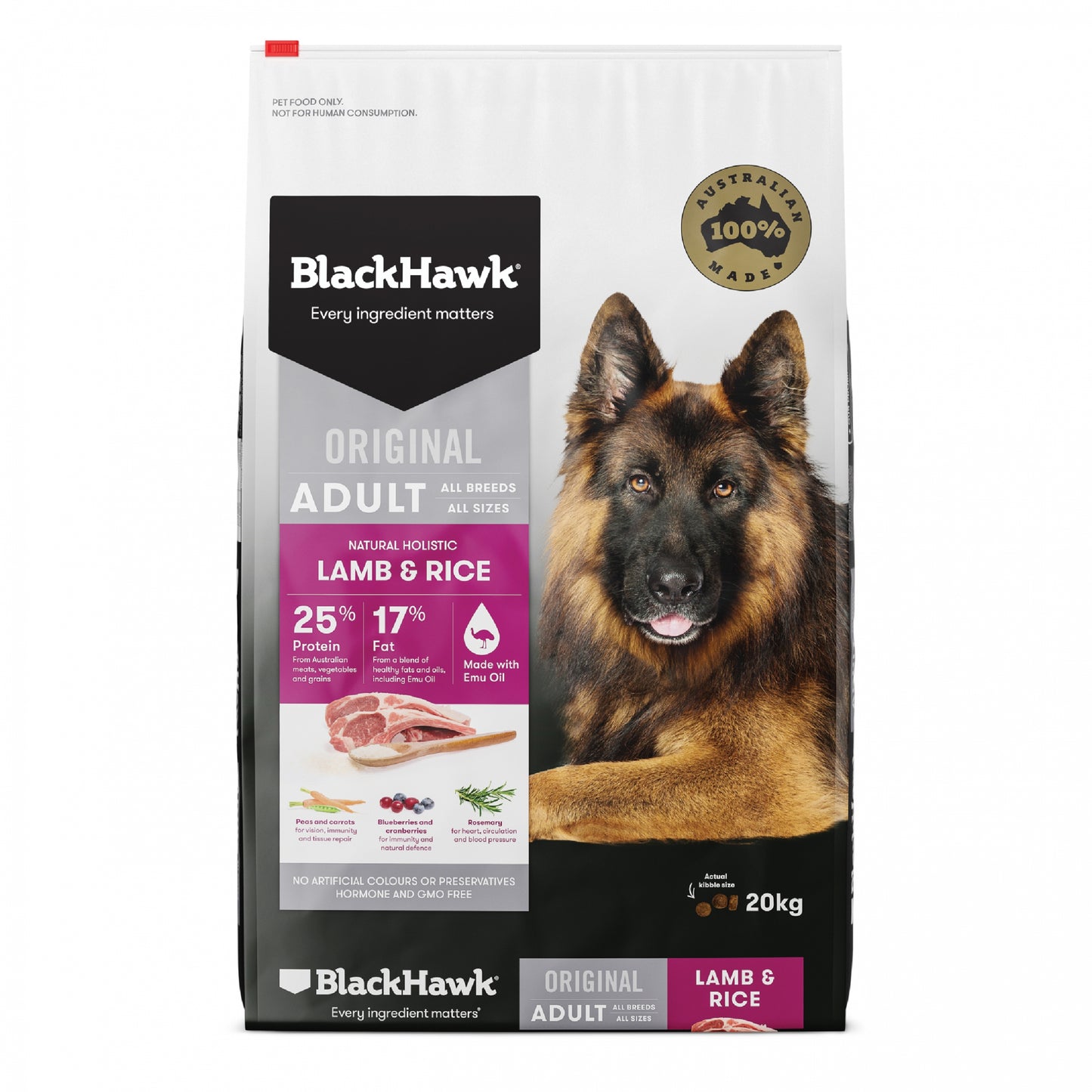 Black Hawk – Adult Dog – Lamb & Rice