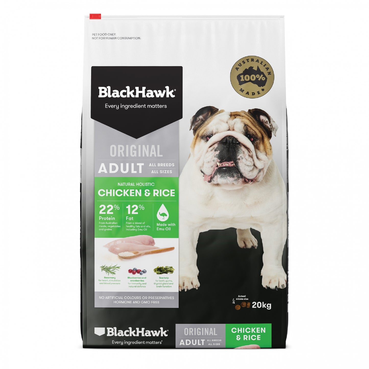 Black Hawk – Adult Dog – Chicken & Rice