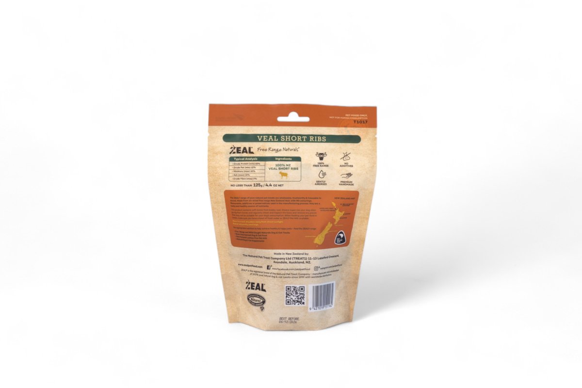 Zeal – Free Range Naturals – Veal Short Ribs