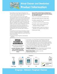 Enzyme Wizard – Urinal Cleaner and Deodoriser