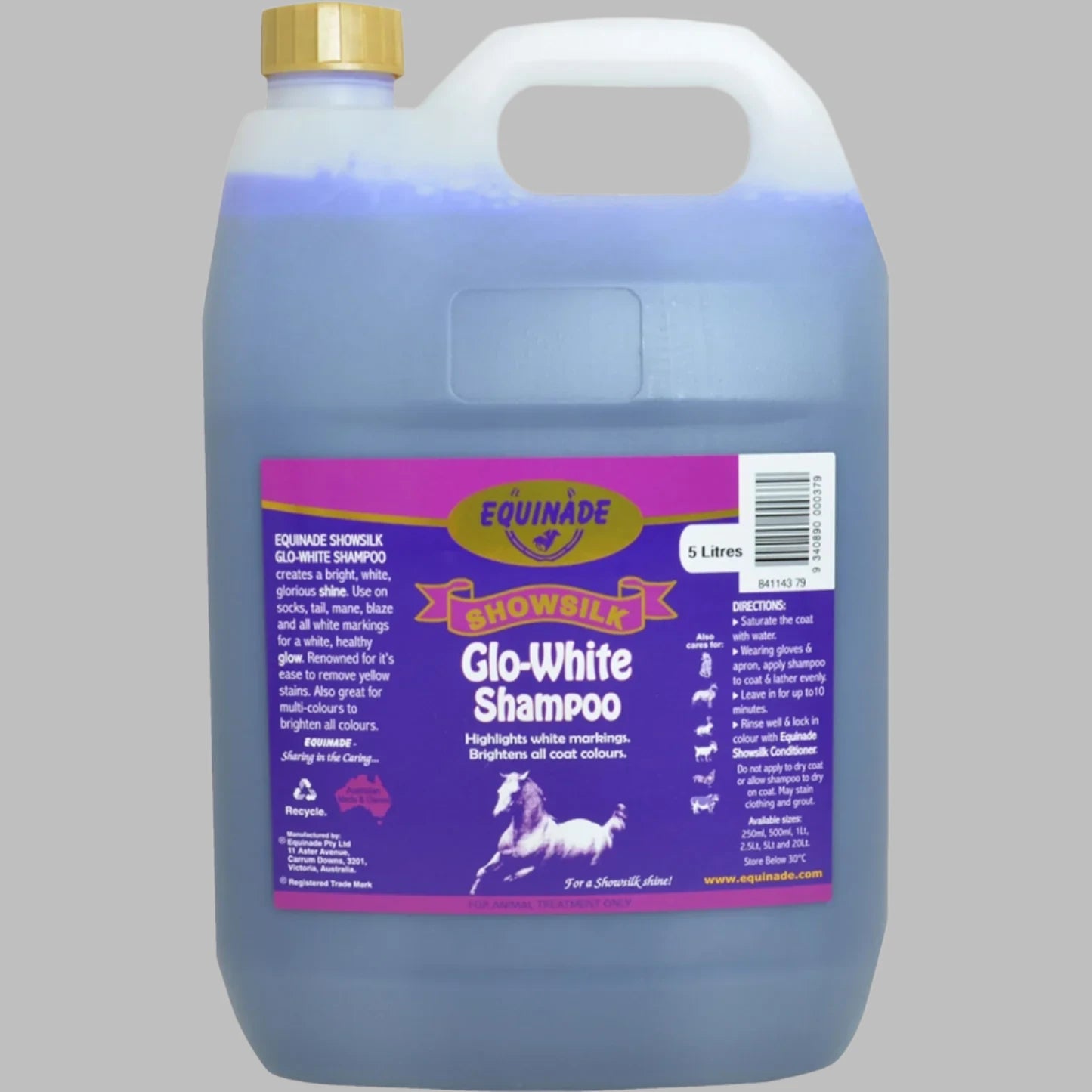 Equinade – Showsilk – Glo-White Shampoo
