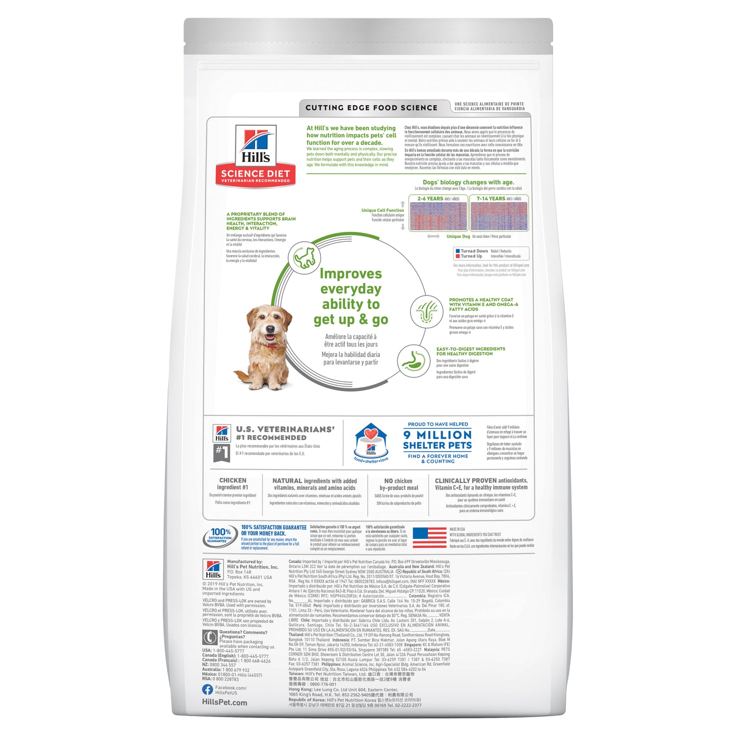 Hill’s – Science Diet – Adult Dog (7+) – Senior Vitality – Small & Mini