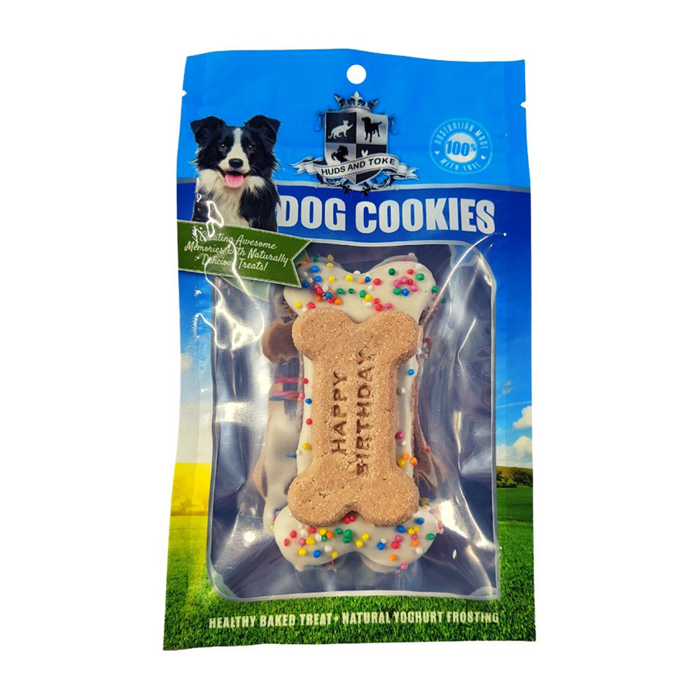 Huds And Toke – Happy Birthday Bone Cookie – Pink