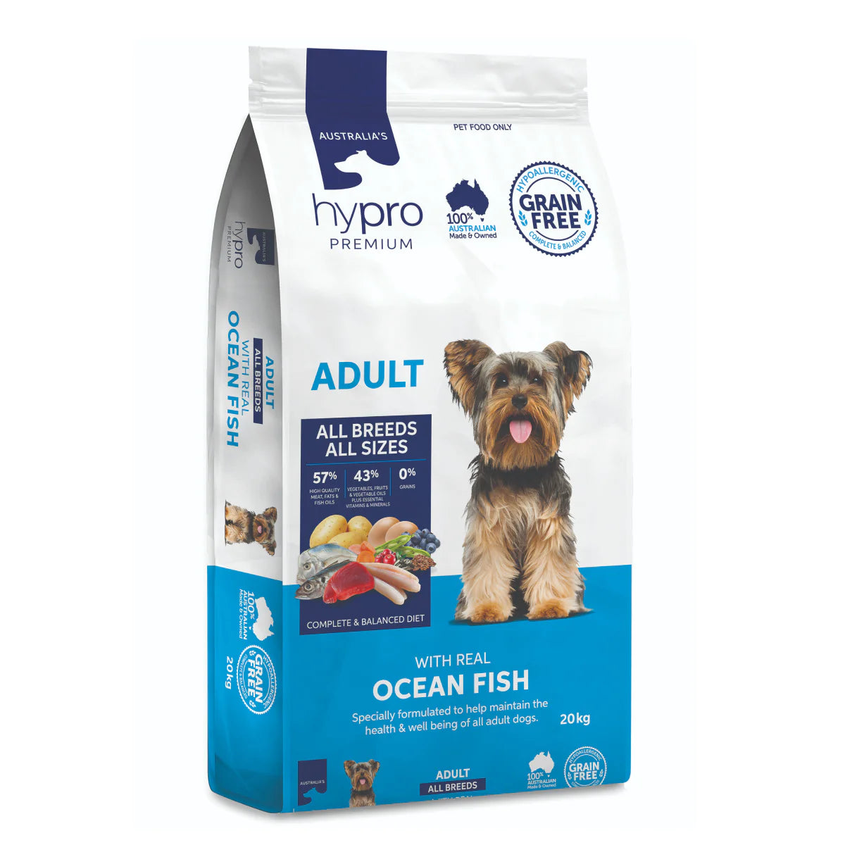 Hypro Premium – Adult Dog – GRAIN FREE – Ocean Fish