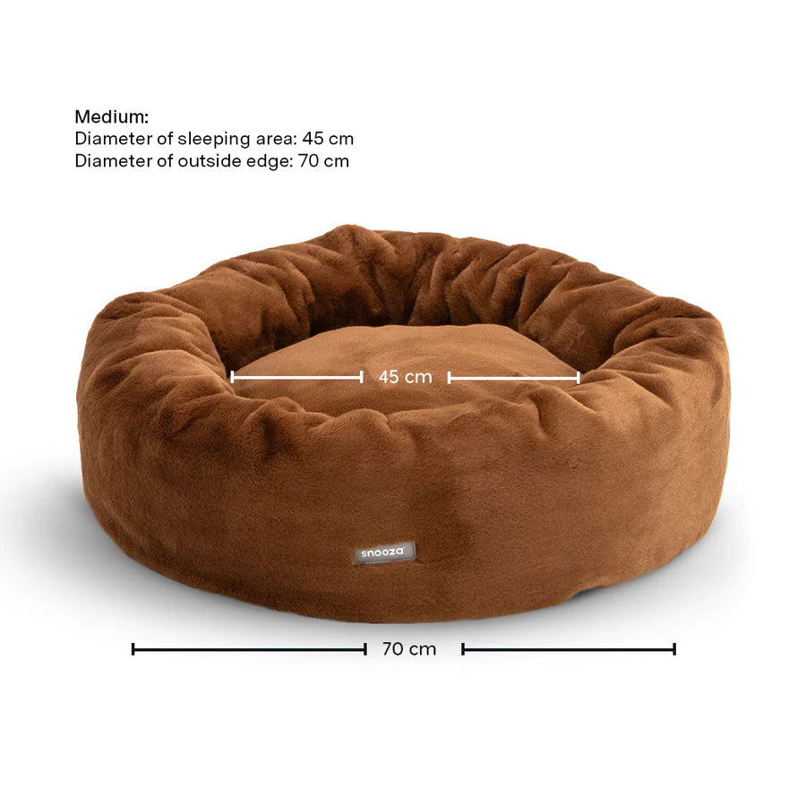 Snooza – Luxe Fur Cuddler – Nutmeg