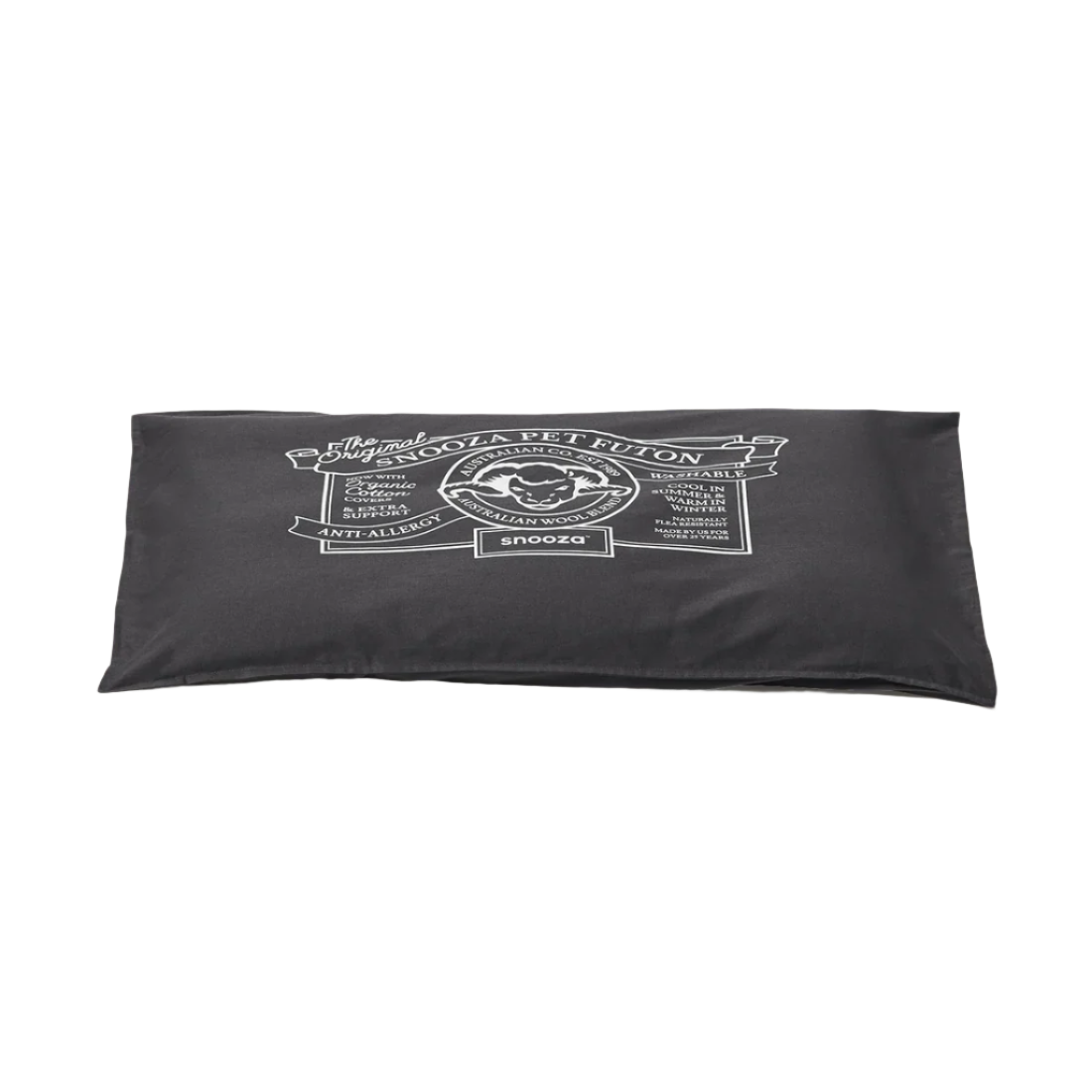 Snooza – Organic Pet Futon – Charcoal