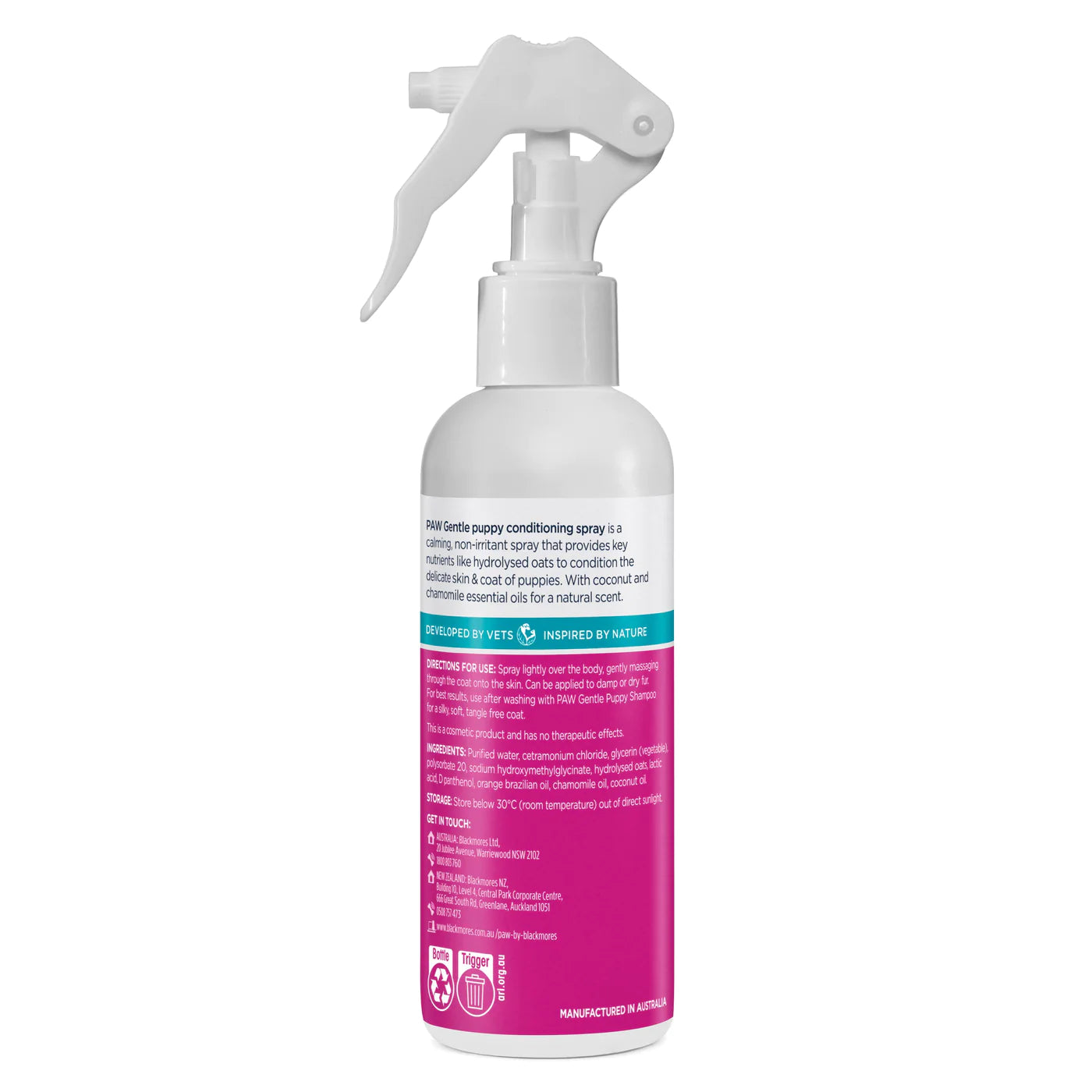 PAW by Blackmores Puppy Conditioning Spray