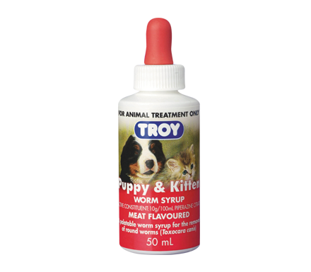 Troy – Puppy & Kitten – Worm Syrup