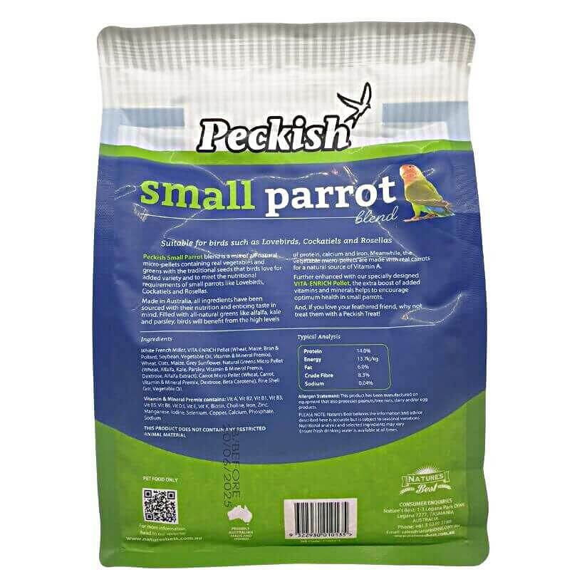 Peckish – Small Parrot Blend