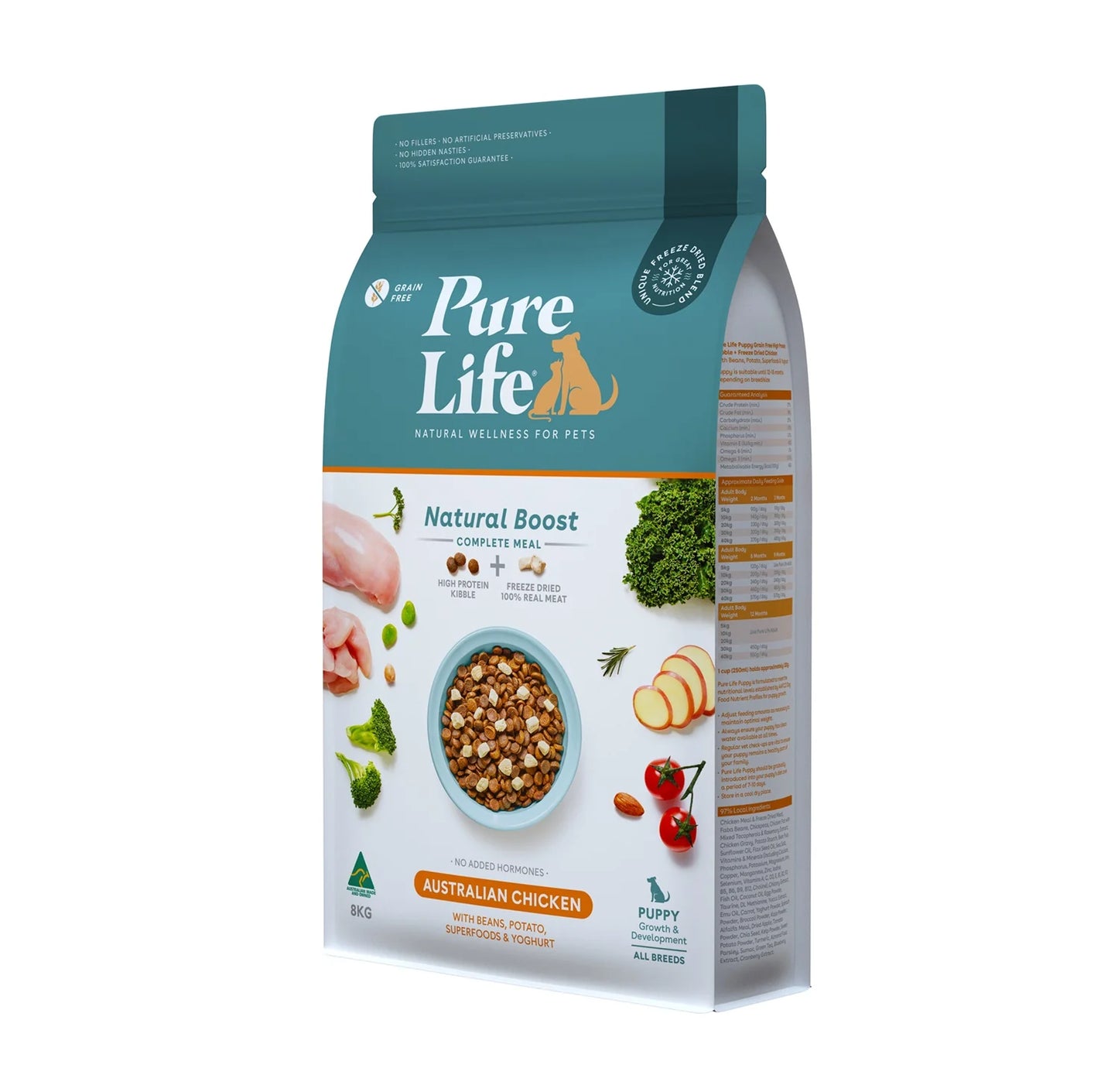 Pure Life – Puppy – GRAIN FREE – Australian Chicken