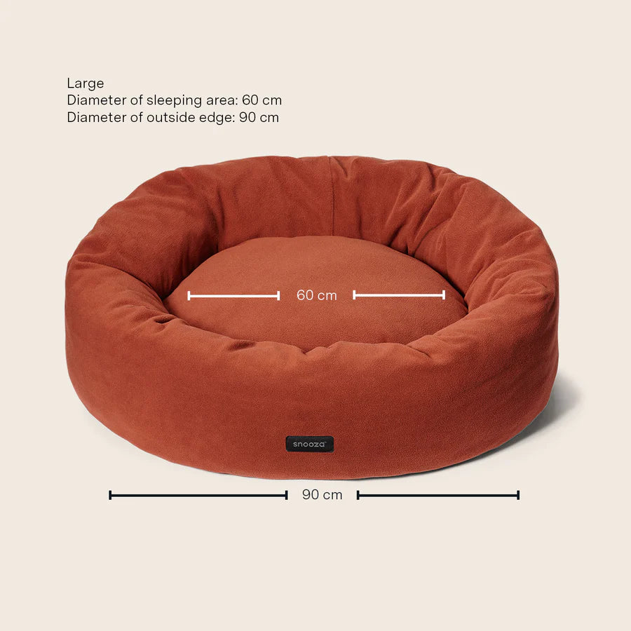 Snooza – Self-Warming Polar Fleece Cuddler – Rust