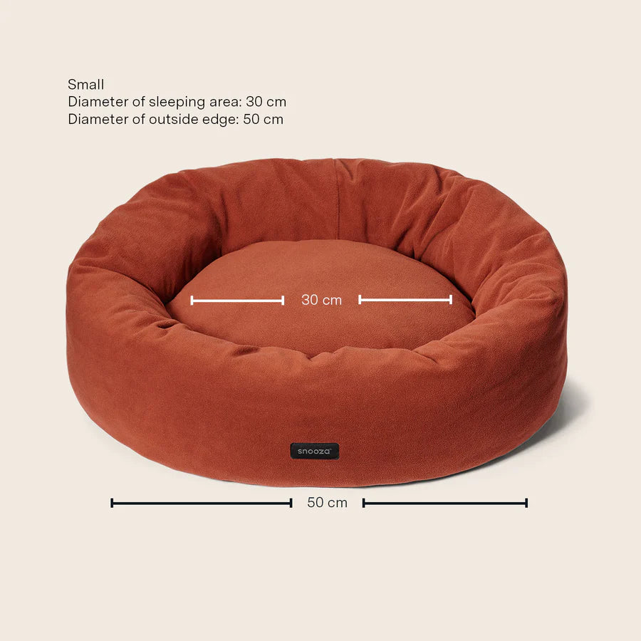 Snooza – Self-Warming Polar Fleece Cuddler – Rust