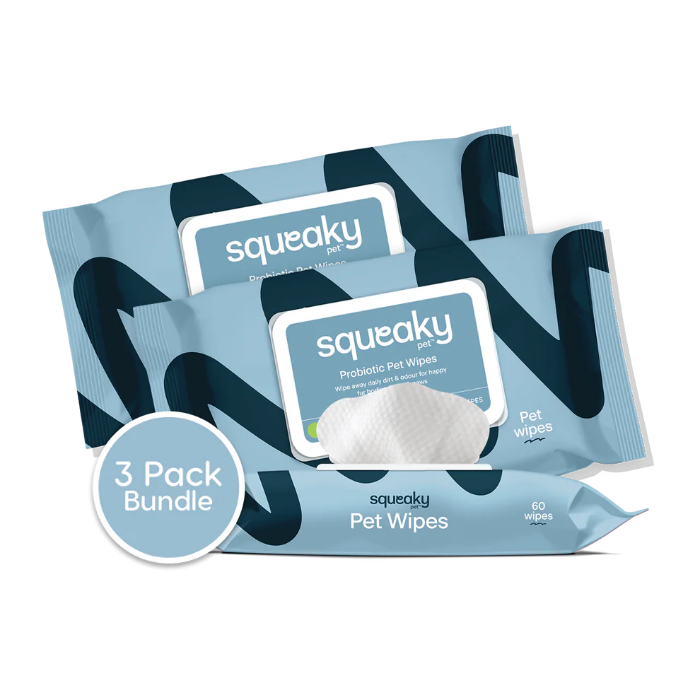 Squeaky – Probiotic Pet Wipes – Scented