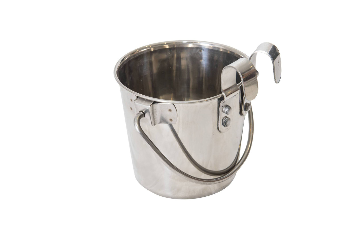 Superior Pet – Stainless Steel Flat Sided Bucket.