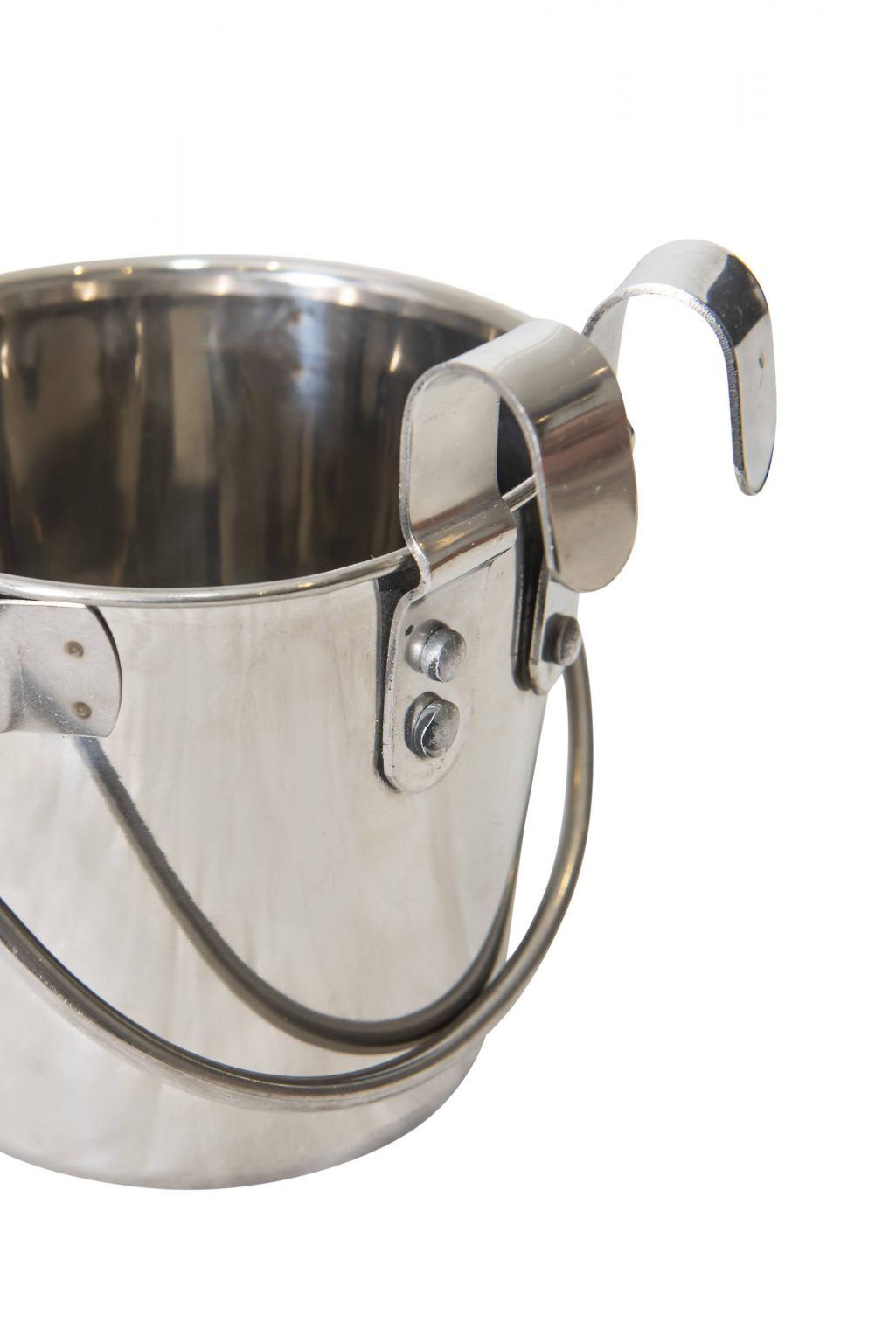 Superior Pet – Stainless Steel Flat Sided Bucket.