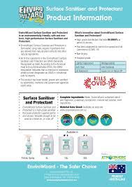 Enviro Wizard – Surface Sanitiser and Protectant