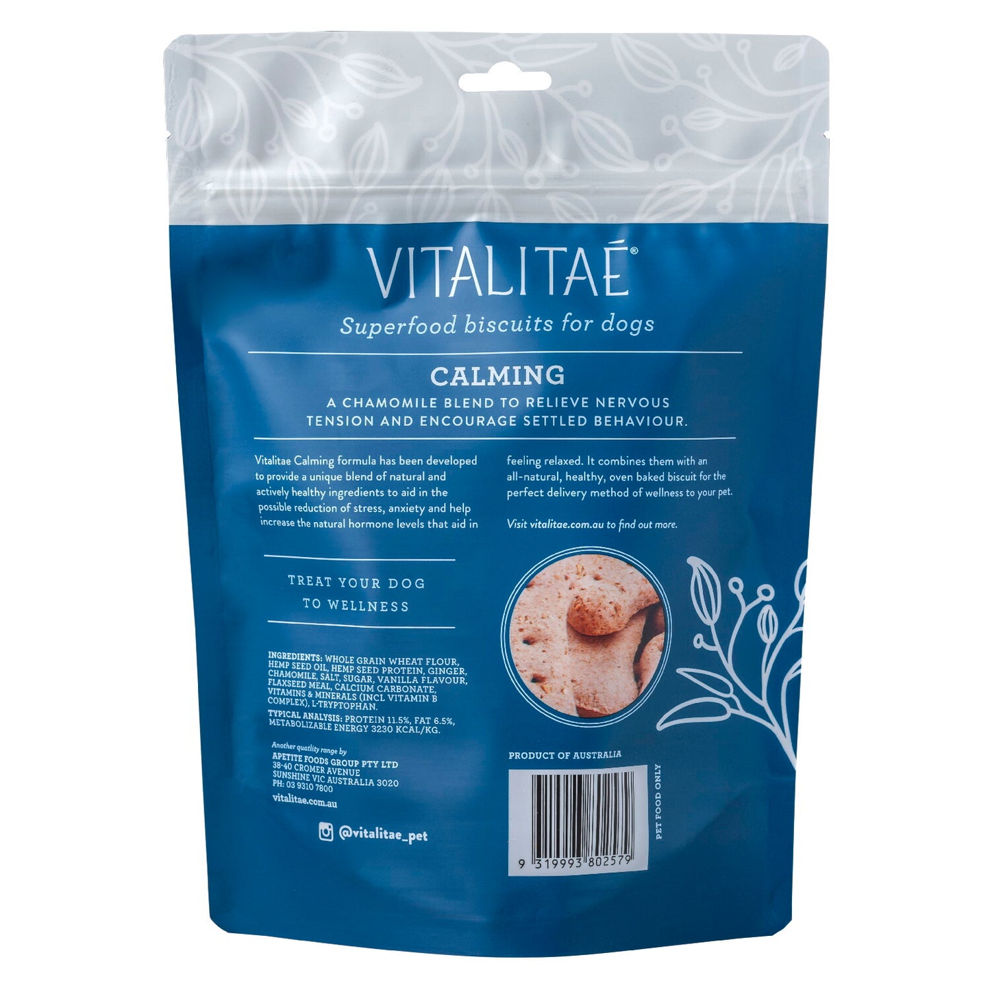 Vitalitae – Superfood Biscuits for Dogs – Calming