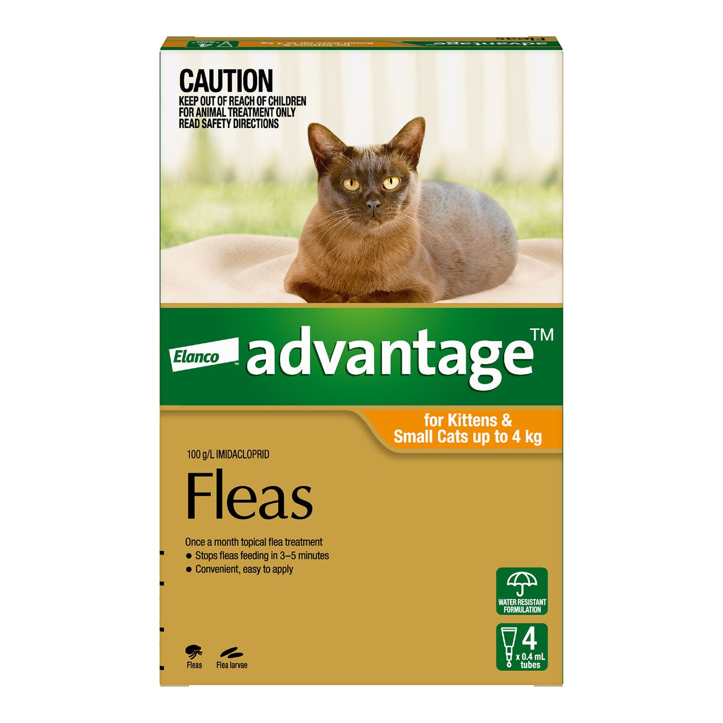 Advantage – Fleas – Kittens & Small Cats up to 4kg