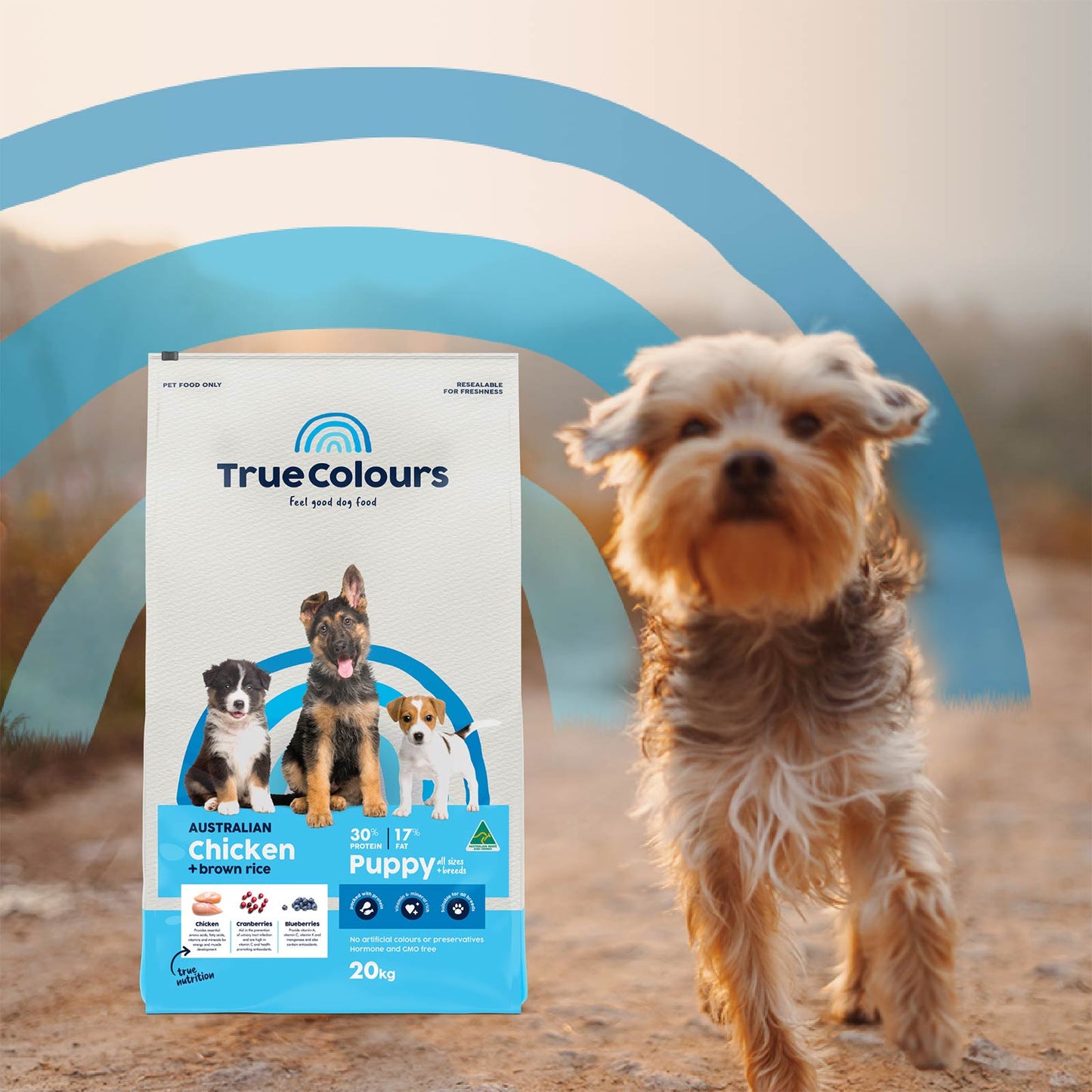 True Colours – Puppy – Australian Chicken + Brown Rice