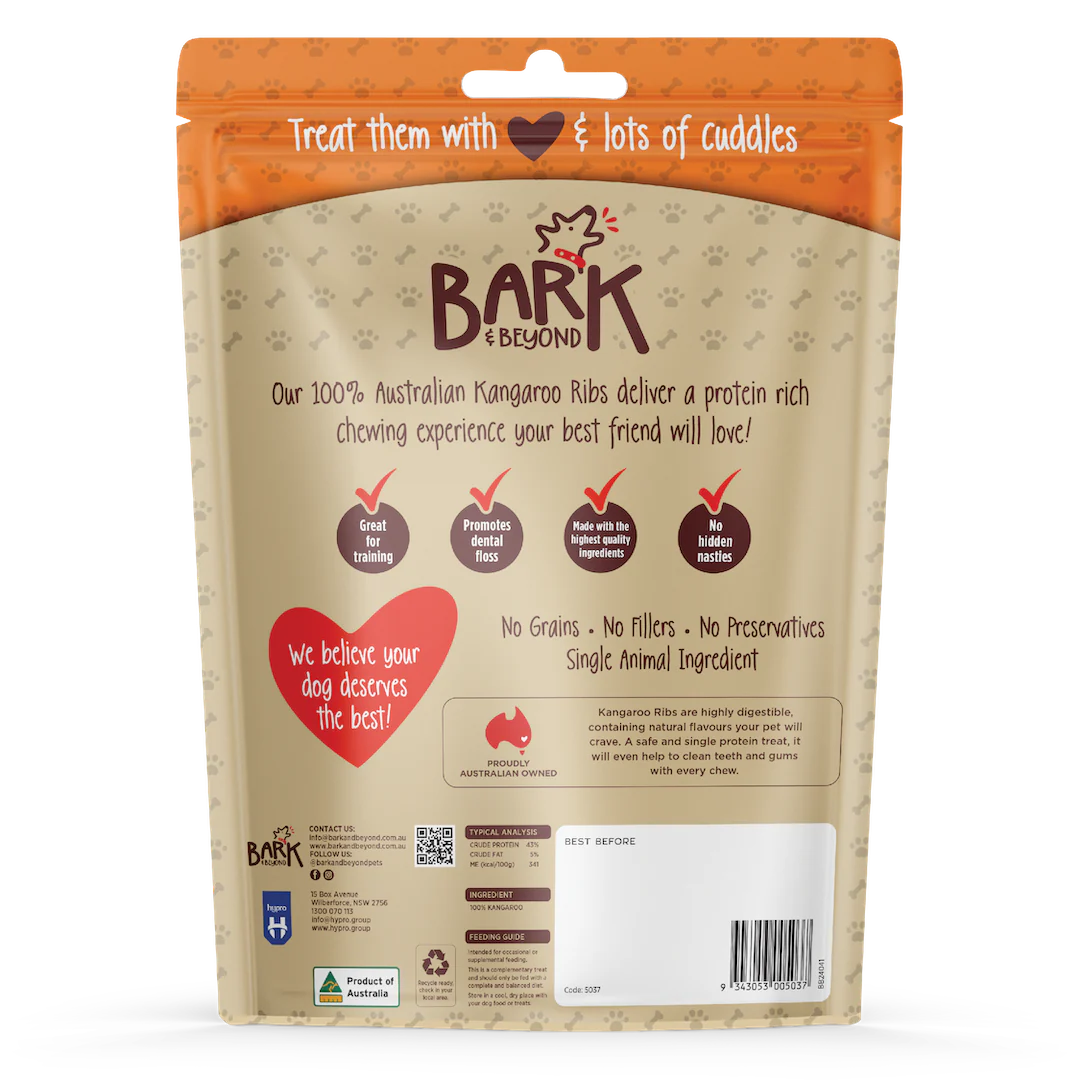 Bark & Beyond – Kangaroo Ribs