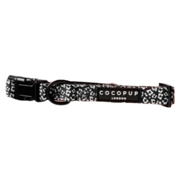 Cocopup London – Dog Collar – Black Leopard