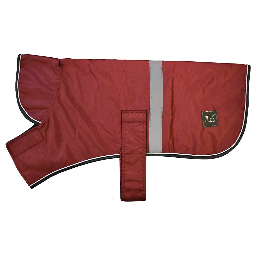 ZeeZ – Waterproof Dapper Dog Coat – Warm Maroon