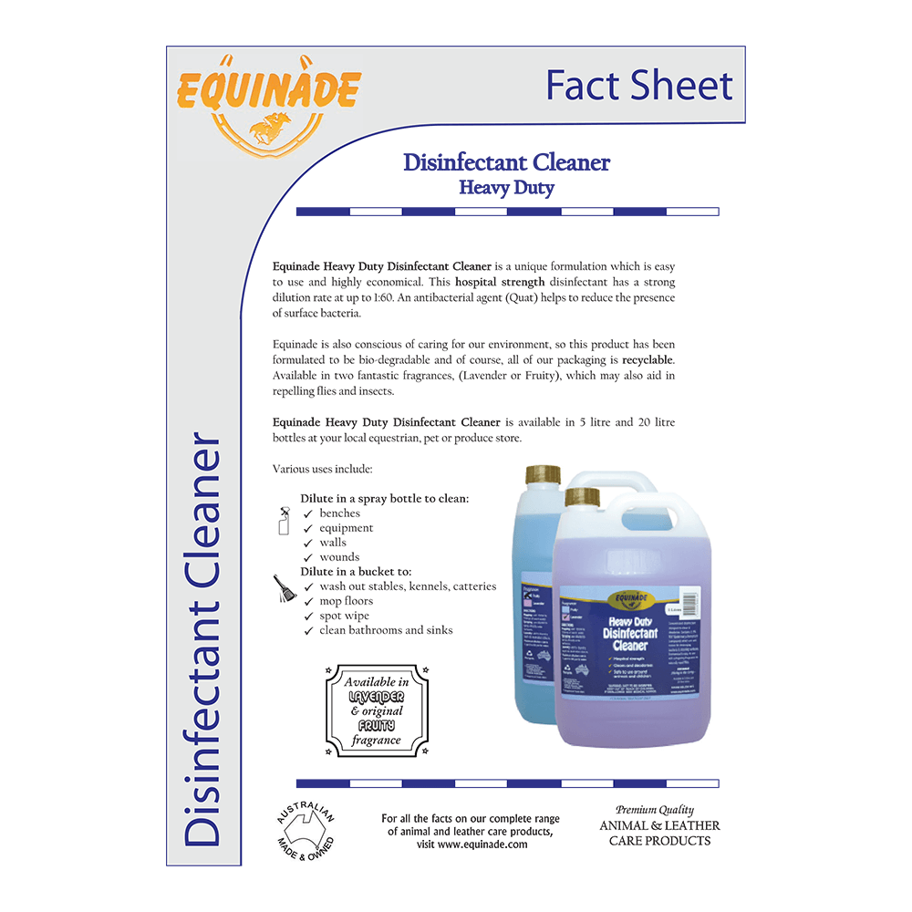 Equinade – Heavy Duty Disinfectant Cleaner