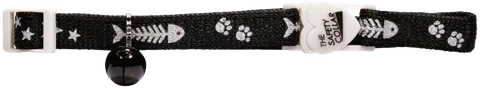 Beau Pets – Cat Collar Reflective – Fish/Paw/Star