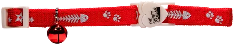 Beau Pets – Cat Collar Reflective – Fish/Paw/Star