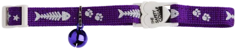 Beau Pets – Cat Collar Reflective – Fish/Paw/Star