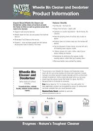 Enzyme Wizard – Wheelie Bin Cleaner & Deodoriser