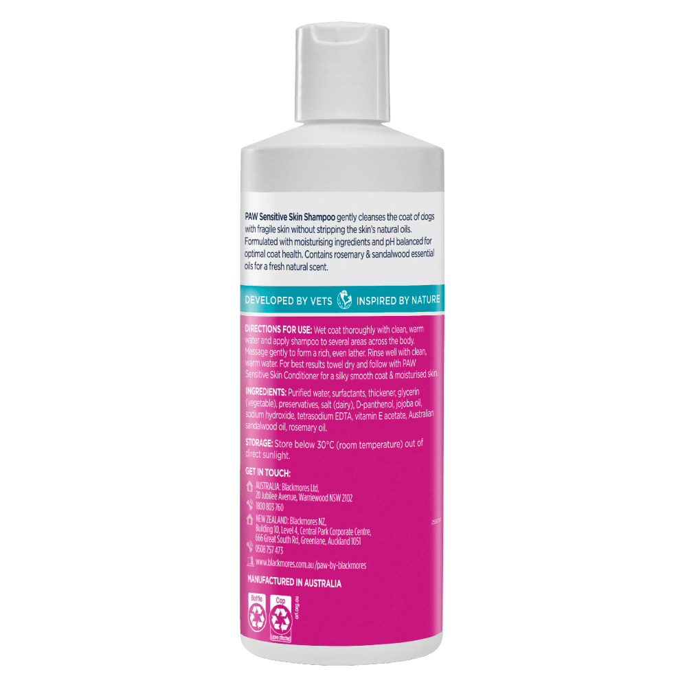 PAW by Blackmores Sensitive Skin Shampoo for Dogs