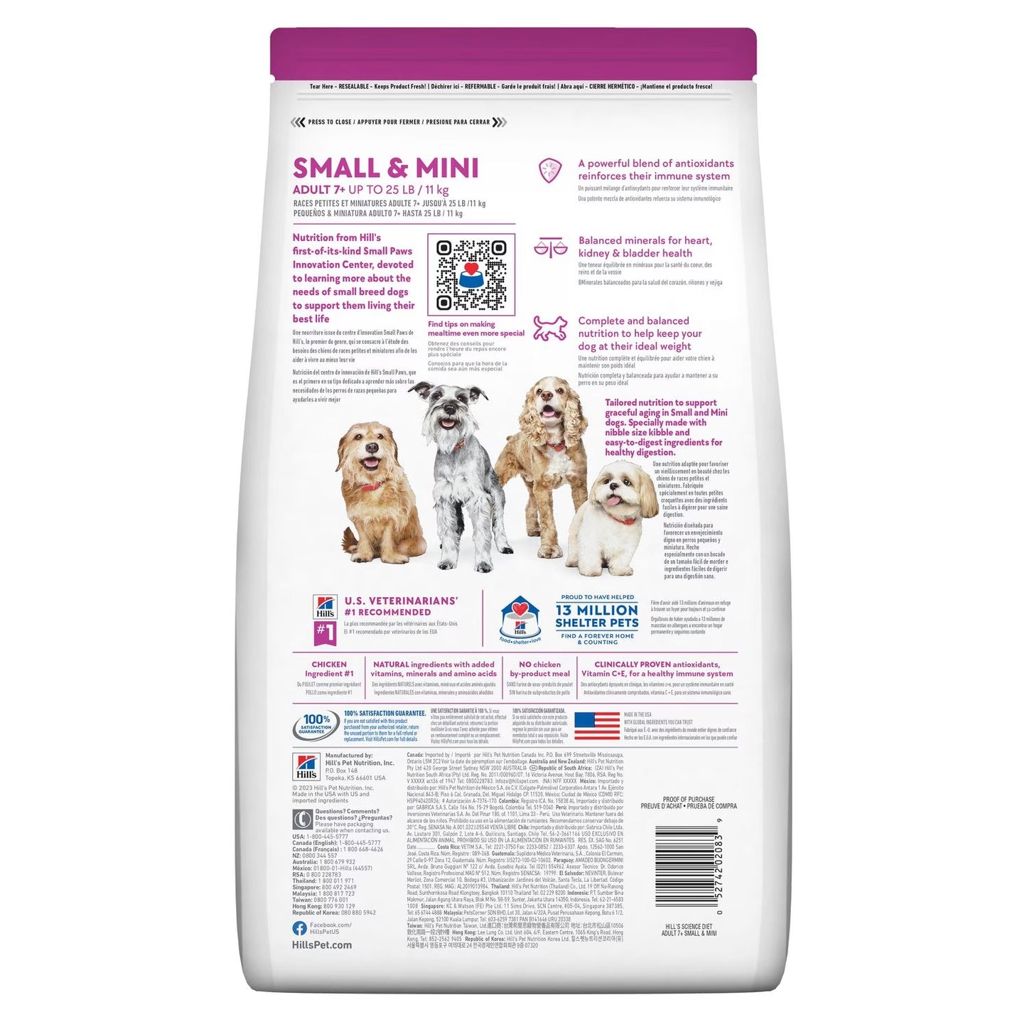 Hill’s – Science Diet – Adult Dog (7+) – Small & Mini
